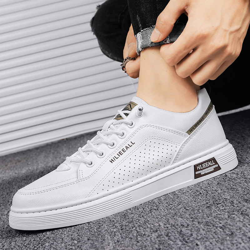 Ανοιξιάτικο και Φθινόπωρο 2023 Νέα Ανδρικά παπούτσια Vulcanize με κορδόνια, Αντιολισθητικά, αναπνέοντα ρηχά, άνετα ανδρικά παπούτσια