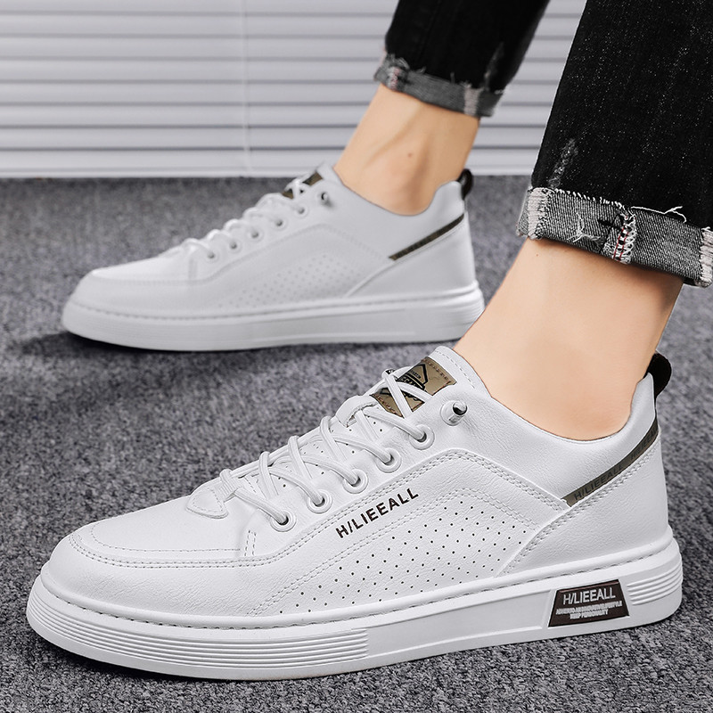 Ανοιξιάτικο και Φθινόπωρο 2023 Νέα Ανδρικά παπούτσια Vulcanize με κορδόνια, Αντιολισθητικά, αναπνέοντα ρηχά, άνετα ανδρικά παπούτσια