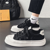 Pánske topánky 2023 Jarné a jesenné okrúhle špičky so šnurovaním, univerzálne, ležérne, protišmykové, priedušné, módne, pohodlné, trendy, tenisky pre mužov