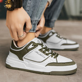 2023 de primăvară, plat cu șireturi, pantofi sport pentru bărbați, ocazional, în aer liber, anti-alunecare, tendință de modă, versatil, pantofi confortabili pentru bărbați