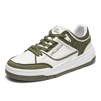 2023 de primăvară, plat cu șireturi, pantofi sport pentru bărbați, ocazional, în aer liber, anti-alunecare, tendință de modă, versatil, pantofi confortabili pentru bărbați