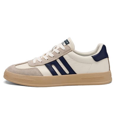 2023 Νέο Ανοιξιάτικο επίπεδο πάτο με κορδόνια Ανδρικά αθλητικά παπούτσια Casual Outdoor Αντιολισθητικά Άνετα Μόδα Breathable Ανδρικά παπούτσια Vulcanize