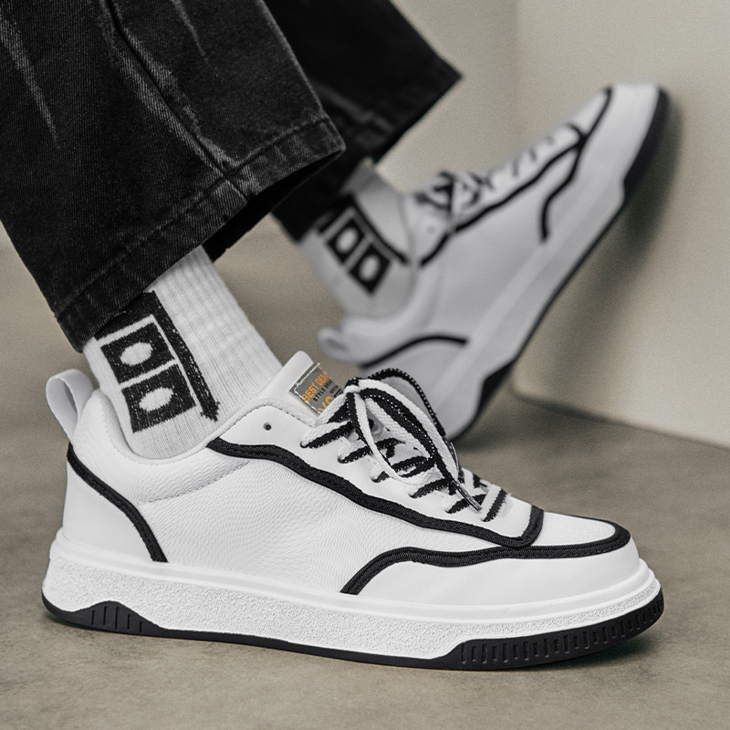 Muške vulkanizirane cipele 2023, proljeće, debeli potplat, ležerne, protuklizne, ležerne, ležerne, prozračne, trend tenisice za muškarce