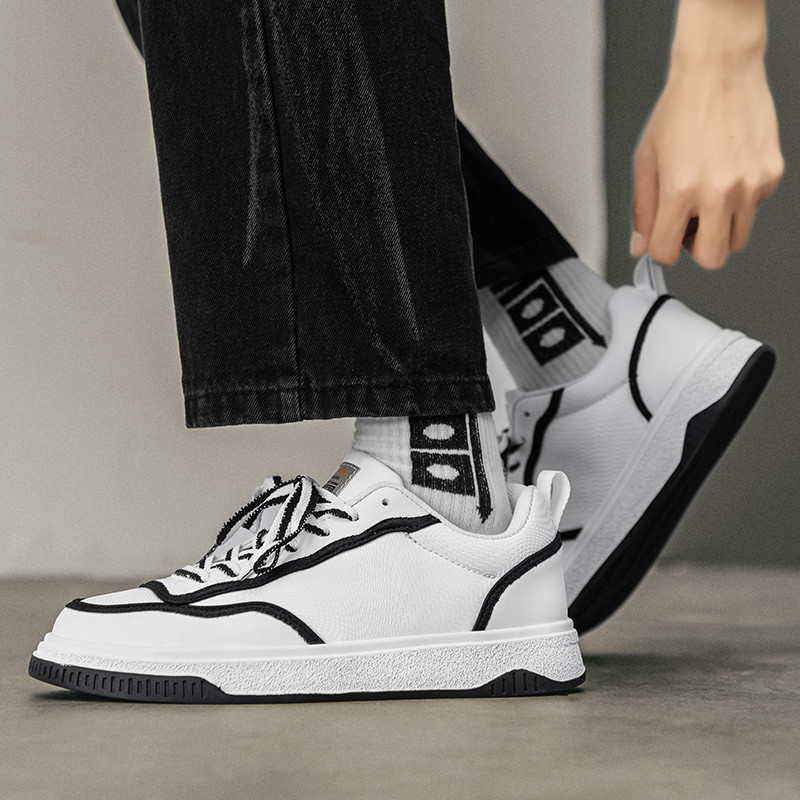 Muške vulkanizirane cipele 2023, proljeće, debeli potplat, ležerne, protuklizne, ležerne, ležerne, prozračne, trend tenisice za muškarce