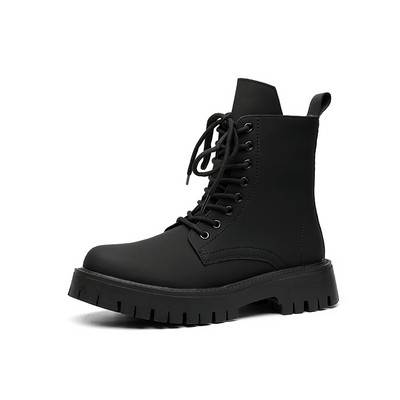 Επώνυμα πολυτελείας Μαλακή σόλα Δερμάτινες μπότες Ανδρικές μπότες Tide Ins Κοντές μπότες Μοτοσικλέτας Μπότες εργαλείων Ψηλοκάβαλο outdoor Cowboy Boot Senior