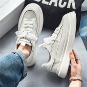 Pantofi casual pentru bărbați, cu șireturi, la modă, în aer liber, anti-alunecare, confortabili, fund moale, respirabil, pantofi vulcanizați, solidi, pentru bărbați.