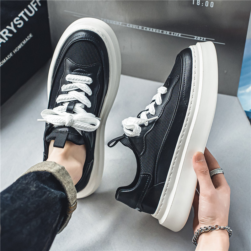 Pantofi casual pentru bărbați, cu șireturi, la modă, în aer liber, anti-alunecare, confortabili, fund moale, respirabil, pantofi vulcanizați, solidi, pentru bărbați.