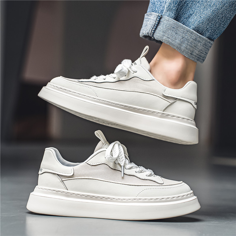 Pantofi casual pentru bărbați, cu șireturi, la modă, în aer liber, anti-alunecare, confortabili, fund moale, respirabil, pantofi vulcanizați, solidi, pentru bărbați.