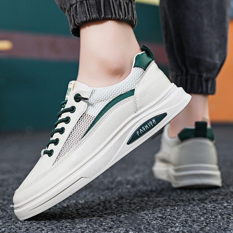 Pánske pracovné bezpečnostné topánky, jarné priedušné čierne vonkajšie balerínky, ležérne topánky na platforme, protišmykové športové topánky