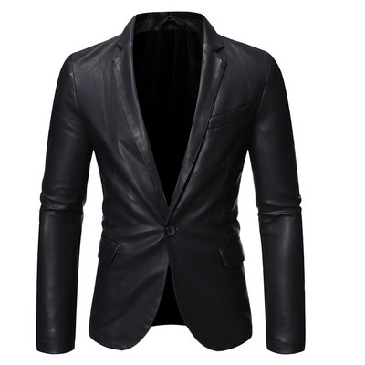 Vestă de piele pentru bărbați la modă