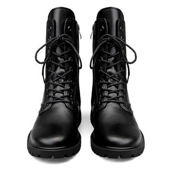 Χειμερινές μπότες US Combat Μπότες Στρατιωτικές Μπότες Plus Velvet Ανδρικές Μπότες Μπότες Χιονιού Πλαϊνό φερμουάρ Μπότες μοτοσυκλέτας ψηλά