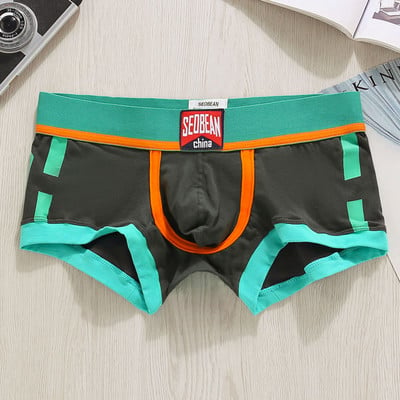 Lenjerie pentru bărbați Pantaloni scurți Boxeri Lenjerie sexy pentru bărbați Bumbac Calzoncillos Hombre Youth Ropa Interior Hombre Boxershorts cu talie joasă