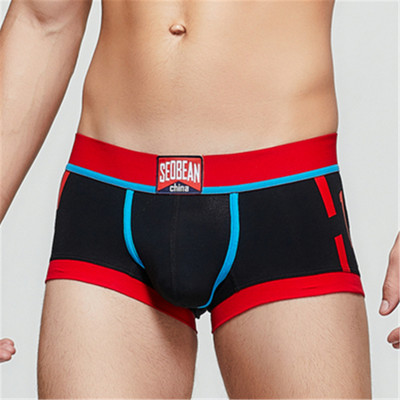 Lenjerie pentru bărbați Pantaloni scurți Boxeri Lenjerie sexy pentru bărbați Bumbac Calzoncillos Hombre Youth Ropa Interior Hombre Boxershorts cu talie joasă
