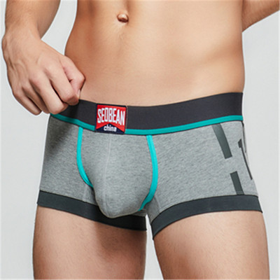 Lenjerie pentru bărbați Pantaloni scurți Boxeri Lenjerie sexy pentru bărbați Bumbac Calzoncillos Hombre Youth Ropa Interior Hombre Boxershorts cu talie joasă