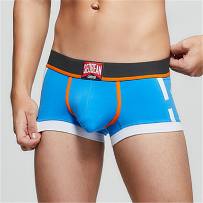 Lenjerie pentru bărbați Pantaloni scurți Boxeri Lenjerie sexy pentru bărbați Bumbac Calzoncillos Hombre Youth Ropa Interior Hombre Boxershorts cu talie joasă