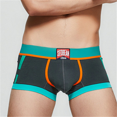 Lenjerie pentru bărbați Pantaloni scurți Boxeri Lenjerie sexy pentru bărbați Bumbac Calzoncillos Hombre Youth Ropa Interior Hombre Boxershorts cu talie joasă