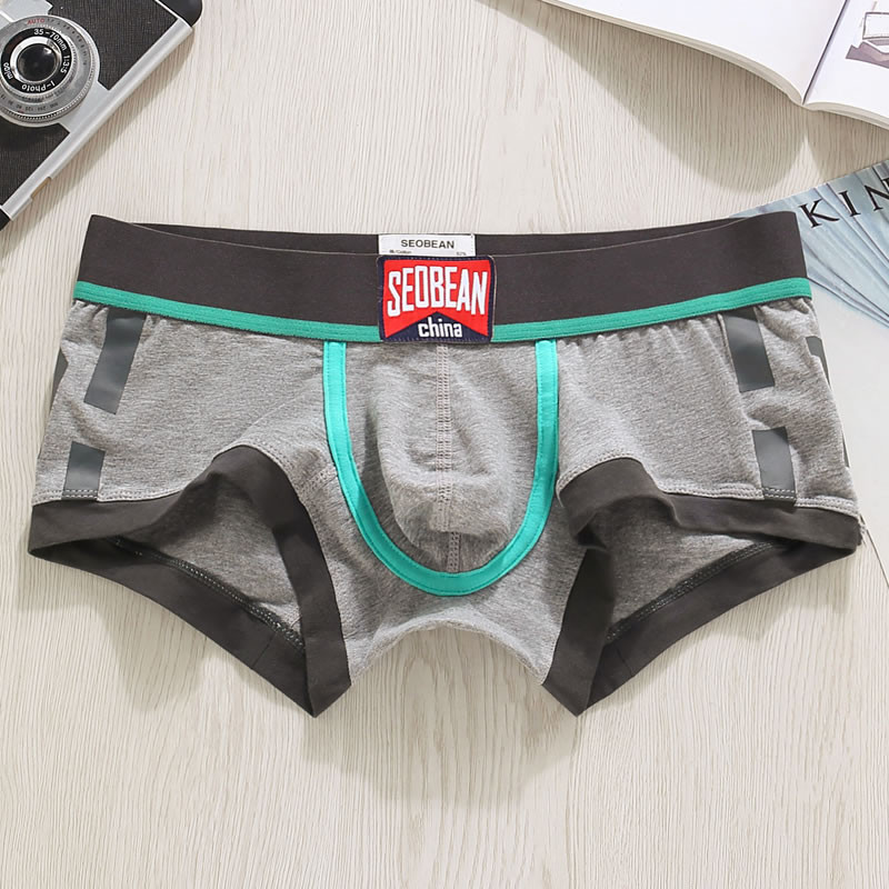 Lenjerie pentru bărbați Pantaloni scurți Boxeri Lenjerie sexy pentru bărbați Bumbac Calzoncillos Hombre Youth Ropa Interior Hombre Boxershorts cu talie joasă