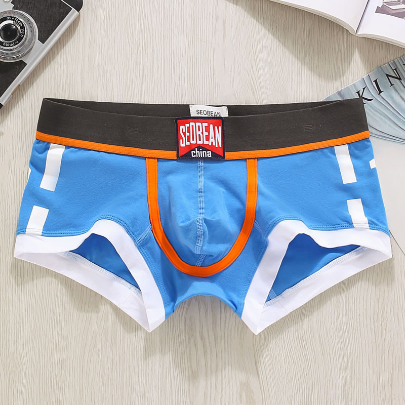 Lenjerie pentru bărbați Pantaloni scurți Boxeri Lenjerie sexy pentru bărbați Bumbac Calzoncillos Hombre Youth Ropa Interior Hombre Boxershorts cu talie joasă