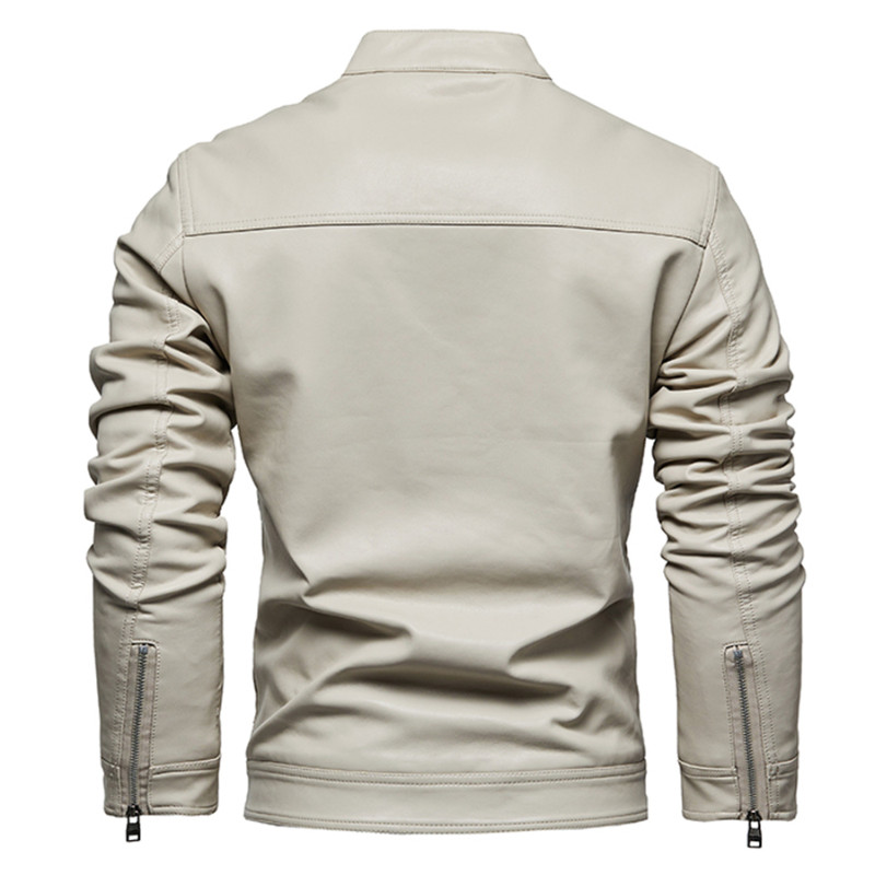 Φθινοπωρινό χειμερινό ανδρικό φλις δερμάτινο παλτό μοτοσικλέτας υψηλής ποιότητας Ανδρικά επαγγελματικά casual μπουφάν για άνδρες Ζεστό παλτό