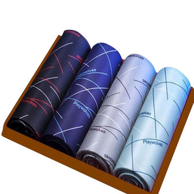 4 kom/lot pamučno donje rublje bokserice Men Homme Brand Muške gaće Muške gaćice Breathbale kratke hlače U konveksna torbica Muške bokserice s printom