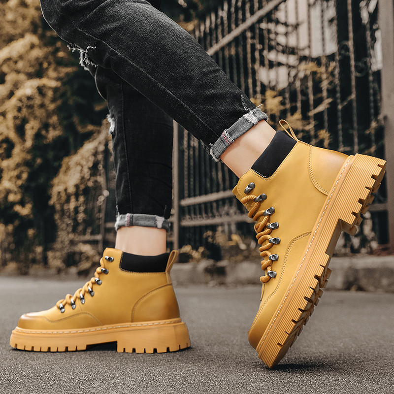 Nove muške kožne čizme u klasičnom retro stilu Hodanje na otvorenom Planinarenje Putovanja Vožnja Motorističke čizme Udobne izdržljive čizme