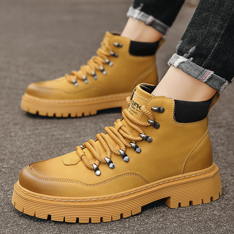 Nove muške kožne čizme u klasičnom retro stilu Hodanje na otvorenom Planinarenje Putovanja Vožnja Motorističke čizme Udobne izdržljive čizme