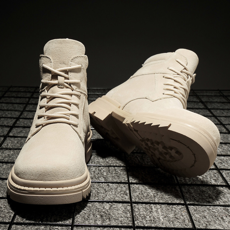 Cizme de iarnă Cizme din piele intoarsa Moda Plus Cizme de desert catifea in aer liber Pantofi clasici in stil britanic casual Cizme 2022 Motociclete