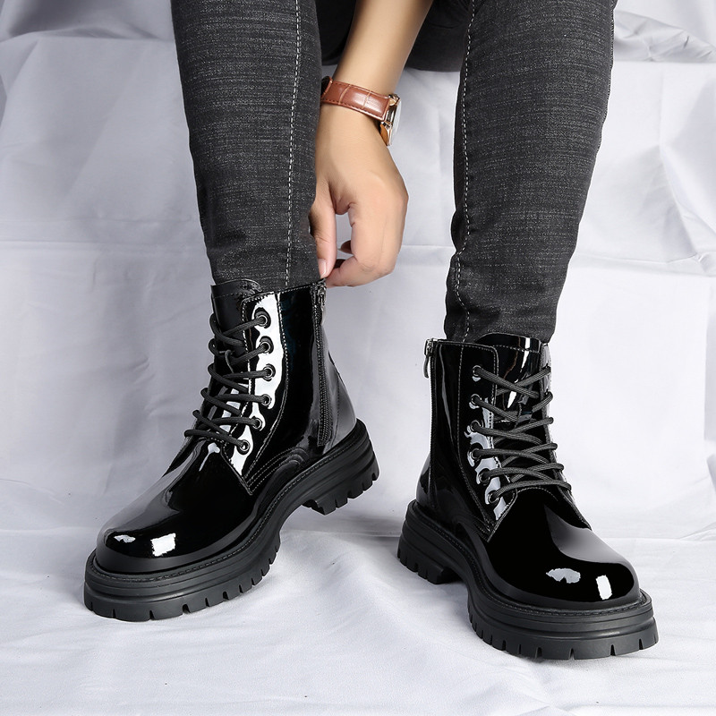 Nové luxusné značkové členkové topánky v britskom štýle pre mužov, módna obuv, klasická kožená obuv, pracovné topánky, svadobné, párty, formálne, motorizované topánky