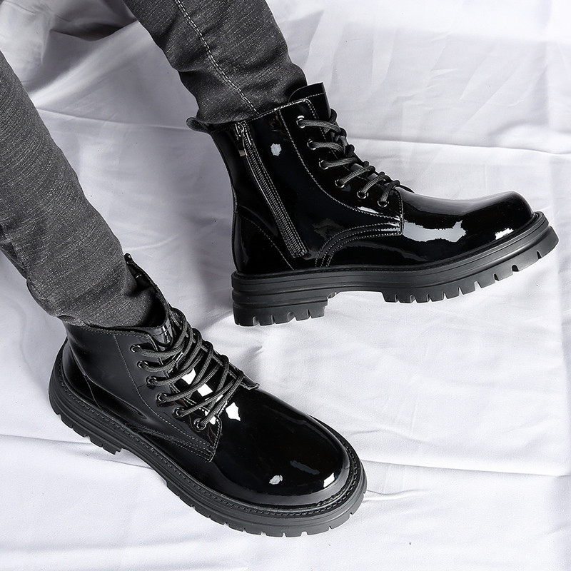 Nové luxusné značkové členkové topánky v britskom štýle pre mužov, módna obuv, klasická kožená obuv, pracovné topánky, svadobné, párty, formálne, motorizované topánky