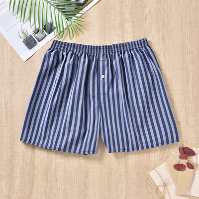 Ανδρικά σορτς μπόξερ Ανδρικά σορτς ριγέ εσώρουχα καρό βαμβακερά παντελόνια παραλίας Ανδρικά εσώρουχα Comfort Boxer Hombre Ανδρικά εμπριμέ εσώρουχα