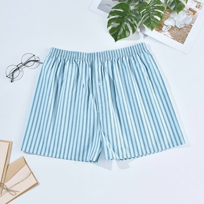 Ανδρικά σορτς μπόξερ Ανδρικά σορτς ριγέ εσώρουχα καρό βαμβακερά παντελόνια παραλίας Ανδρικά εσώρουχα Comfort Boxer Hombre Ανδρικά εμπριμέ εσώρουχα