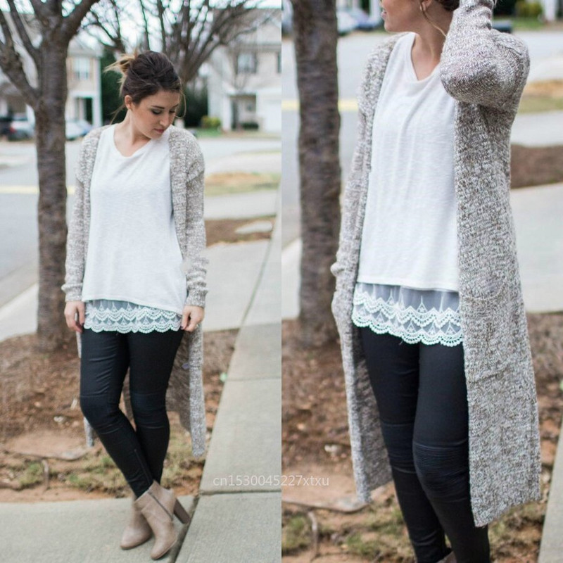 Marškinių ilgintuvai Moteriški netikri marškiniai uodega netaisyklinga sijono palaidinė uodega Minkšta medvilnė, nuimamas apatinis sijonas laisvalaikio megztinio apvadu