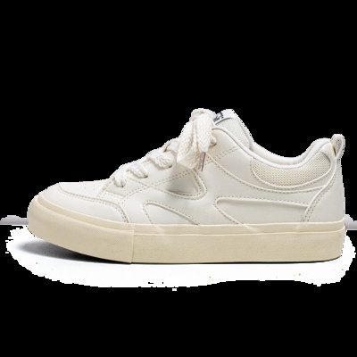 Pánske vulkanizované topánky, jarné nové, okrúhle, ploché, so šnurovaním, ležérne, vonkajšie, protišmykové, priedušné, všestranné, pevné, pánske