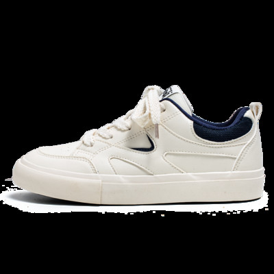 Pánske vulkanizované topánky, jarné nové, okrúhle, ploché, so šnurovaním, ležérne, vonkajšie, protišmykové, priedušné, všestranné, pevné, pánske