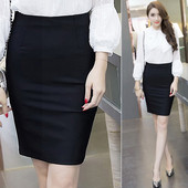 Pachet Fusta la sold Elastic Talie Inalta Subtire OL Business Marime Mari Cod Fusta One Step