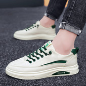 2023 Νέα Ανοιξιάτικα Επίπεδα Ανδρικά Αθλητικά Παπούτσια με κορδόνια Casual Outdoor, Αντιολισθητικά Άνετα Ανδρικά Αναπνεύσιμα Παπούτσια με μαλακό κάτω μέρος