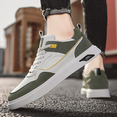 Proljetne i jesenske modne tenisice s ravnim dnom 2023. Muške ležerne protuklizne i prozračne svestrane muške vulkanizirane cipele