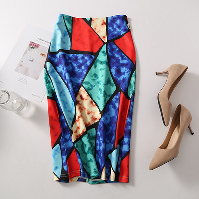 Fusta modelată cu imprimeu de flori de epocă pentru femei, slim, midi, sexy, elegantă, fustă creion, geantă, fustă cu bandaj la șold, fustă scurtă lolita.