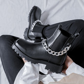 Vysokokvalitné retiazkové Chelsea čižmy, pracovné čižmy, talianske ručne vyrobené topánky na formálne šaty, svadobné čižmy do práce, členkové čižmy, nové kovbojské čižmy