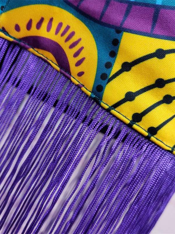 Γυναικεία καλοκαιρινή στάμπα φούστα Vintage Floral Αφρικανική Μόδα Φούντα Ψηλής Μέσης Αριστοκρατική Μοντέρνα Κομψή Retro Jupes Falads Drop Shipping