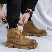 Nove radne čizme za 2023. Muške originalne udobne cipele Kožnate cipele za planinarenje na otvorenom za muškarce Mokasinke za izlaske Svečane motorizirane čizme