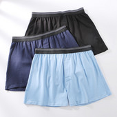 Ανδρικά φαρδιά σορτς μπόξερ Σλιπ ανοιχτό μύγα πουγκί Αθλητικά σώβρακα Ανδρικά εσώρουχα άνετα Μαλακά βαμβακερά μποξερ εσώρουχα