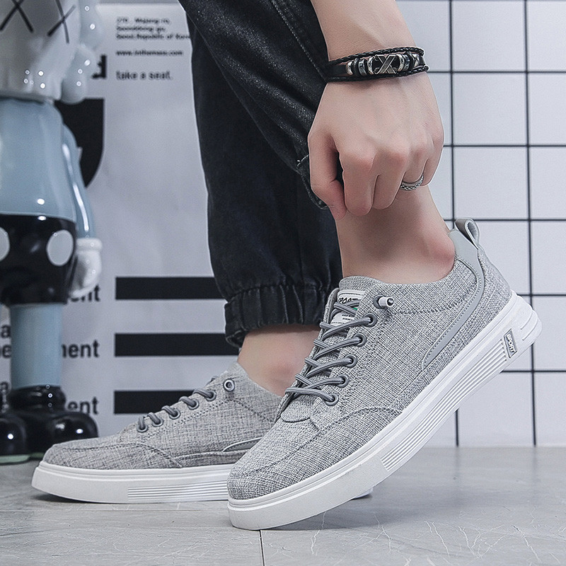 Ανδρικά παπούτσια 2023 νέα Ανοιξιάτικη και Φθινοπωρινή Μόδα Επίπεδη Κορδόνια Up Casual Outdoor Αντιολισθητικά Αναπνεύσιμα Ευέλικτα Ανδρικά αθλητικά παπούτσια