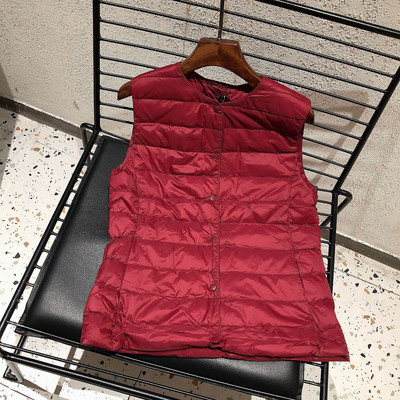 2023 Νέο γυναικείο αμάνικο μπουφάν άνοιξη Χειμώνας Γυναικείο 90% Λευκή πάπια πουπουλένια εξαιρετικά ελαφριά συσκευασία Ζεστό γιλέκο με επένδυση