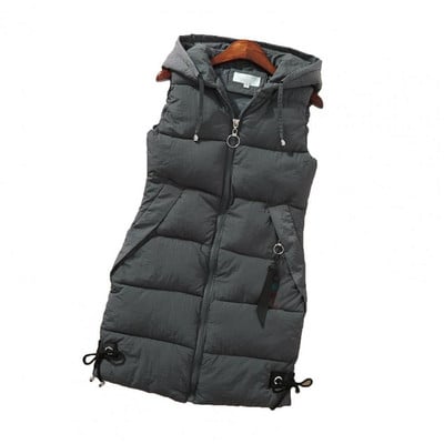 Δημοφιλές γυναικείο γιλέκο με φερμουάρ Streetwear Γιλέκο Ζεστό γιλέκο σε κορεατικό στυλ