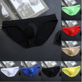 Sissy Bărbați sexy, respirabile, cu talie joasă, lenjerie de corp, în formă de U, convexă, de culoare uni, slipuri chiloți, bărbați confortabili, boxeri moi.