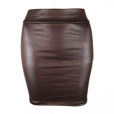 Nahast seelik, seljaosa lõhki, naiste seksikas Bodycon pliiatsseelik Sexy Office Lady pliiatsipakett seelikud kõrge vöökohaga suvine pikk seelik