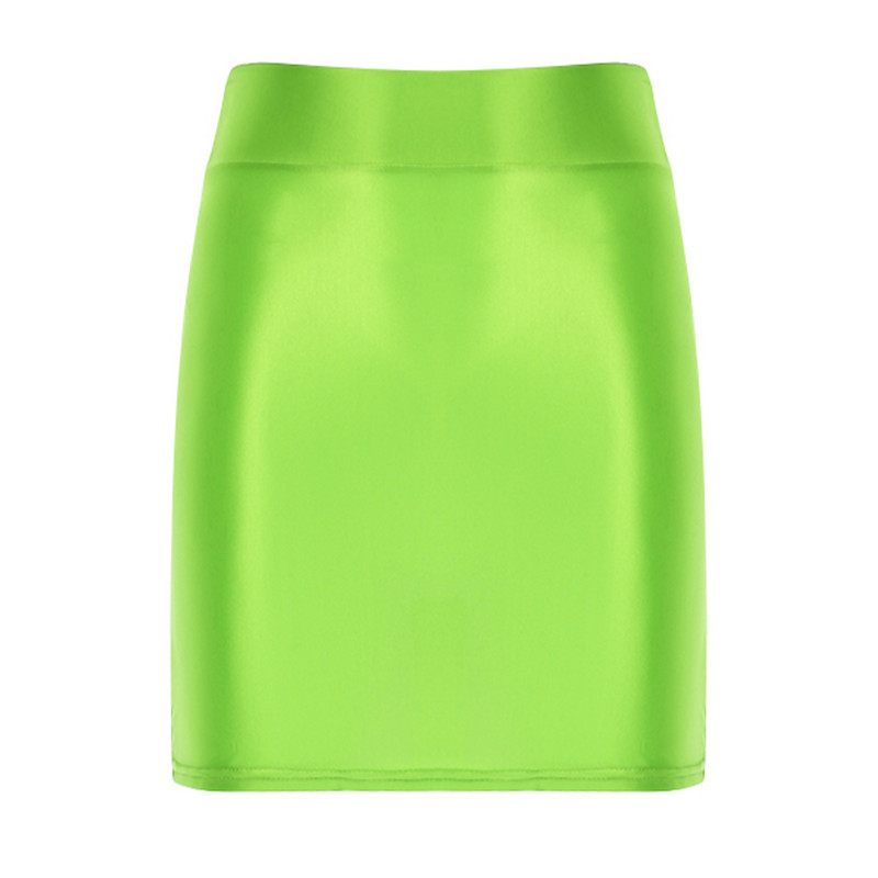 Mini-fuste sexy pentru femei, ocazional, cu talie înaltă, lucioasă, pentru petrecere, mini-fuste pentru femei, ținute rave pentru petrecere, mini-fuste pentru spectacole pe scenă