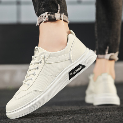 Pánske vulkanizované topánky 2023, nové, hrubé šnurovacie, módne, vonkajšie, protišmykové, dezodorantové, priedušné, pohodlné, pevné, pánske tenisky