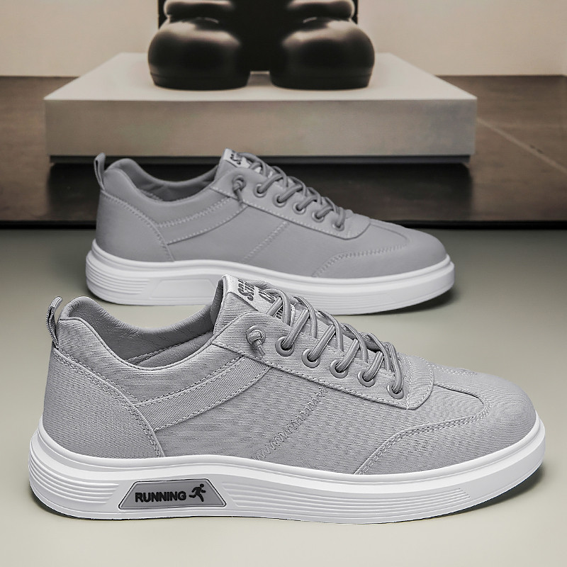 Pánske vulkanizované topánky 2023, nové, hrubé šnurovacie, módne, vonkajšie, protišmykové, dezodorantové, priedušné, pohodlné, pevné, pánske tenisky